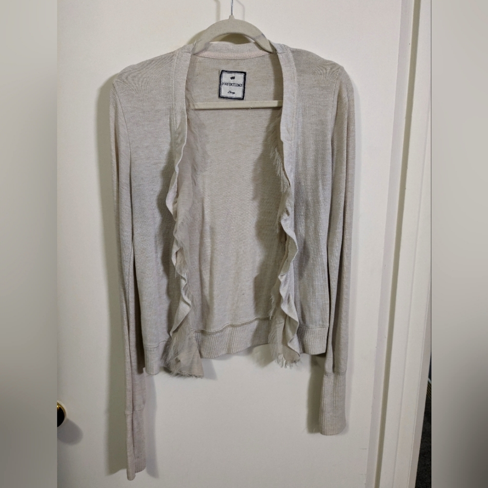 Poof Excellence cream cardigan